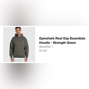 Gymshark Rest Day Hoodie - Dark Green